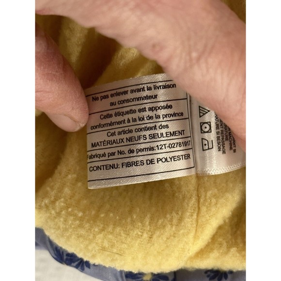 Wippette Kids Purple Puffer Coat Girls 12 Months Toddler Baby Floral Winter - Picture 12 of 13